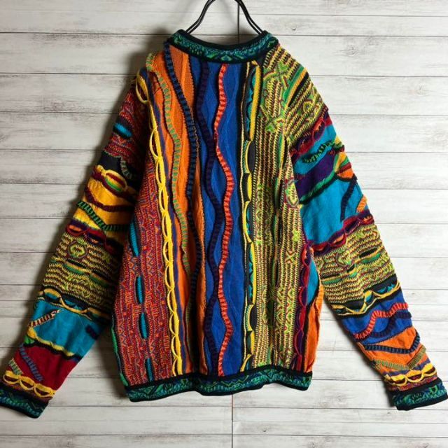 【激レア】coogi クージー 立体 編込み 3Dニット 即完売モデル 希少