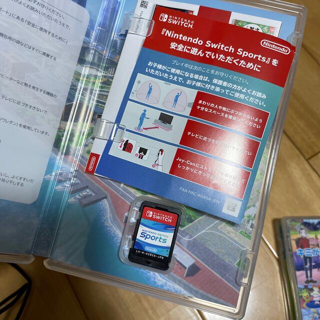 Nintendo Switch Sports Switch レッグバントなし エンタメ/ホビーのゲームソフト/ゲーム機本体(家庭用ゲームソフト)の商品写真