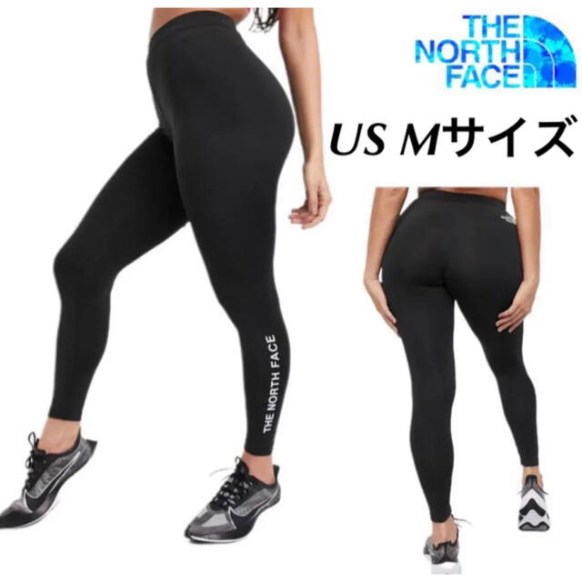 THE NORTH FACE(ザノースフェイス)の【海外限定】TNF レディース レギンス ブラック　US/M 日本サイズL レディースのレッグウェア(レギンス/スパッツ)の商品写真