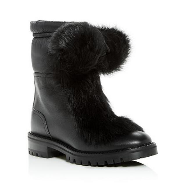 新品JIMMY CHOO ジミーチュウ ファートリムブーツ-