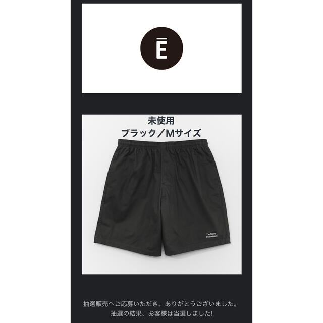 ennoy cotton easy shorts ／Mサイズ