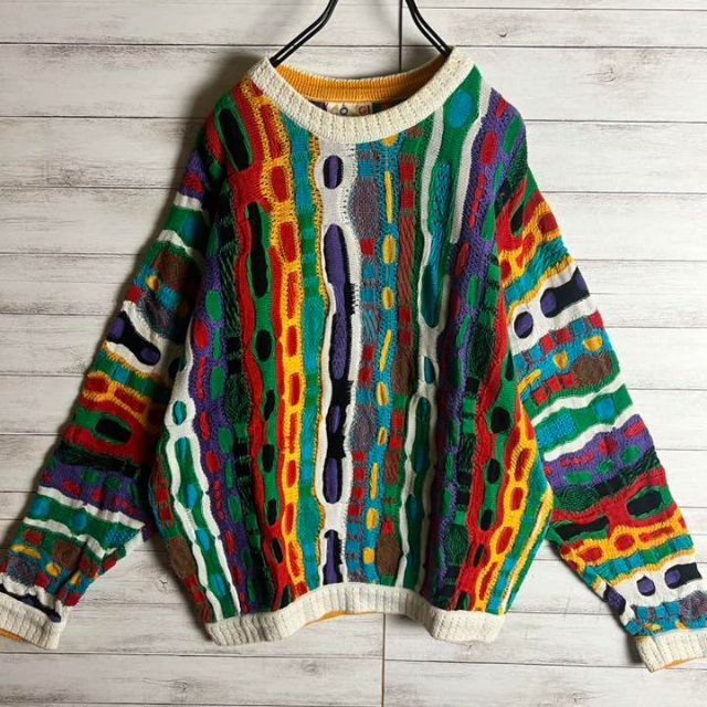 【激レア】coogi クージー 立体 編込み 3Dニット 即完売モデル 希少 1