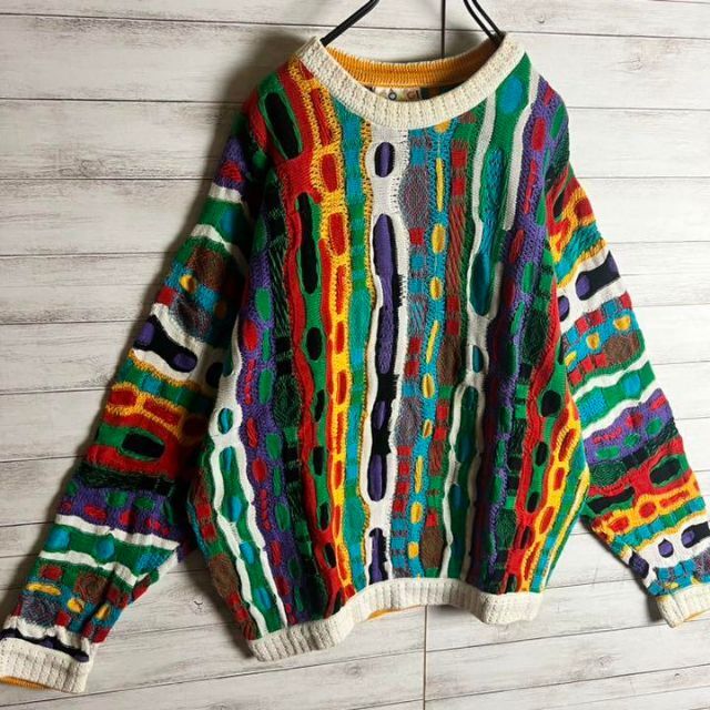 【激レア】coogi クージー 立体 編込み 3Dニット 即完売モデル 希少 2