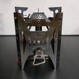 ユニフレーム(UNIFLAME)のユニフレーム シングルバーナー US-700 CB缶使用(ストーブ/コンロ)