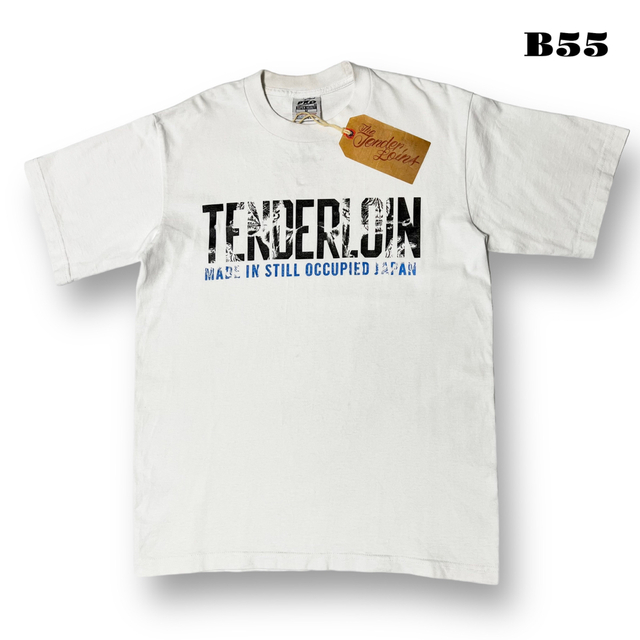 TENDERLOIN(テンダーロイン)の人気品！ TENDERLOIN 半袖 Tシャツ TEE QB ホワイト 白黒 M メンズのトップス(Tシャツ/カットソー(半袖/袖なし))の商品写真