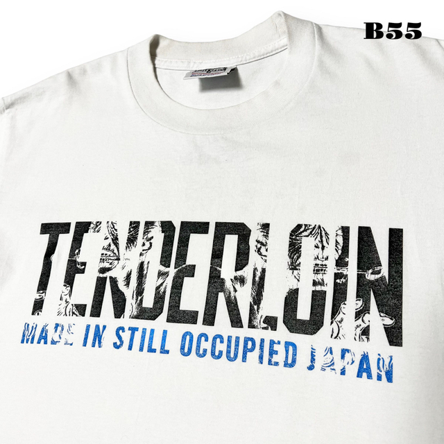 TENDERLOIN(テンダーロイン)の人気品！ TENDERLOIN 半袖 Tシャツ TEE QB ホワイト 白黒 M メンズのトップス(Tシャツ/カットソー(半袖/袖なし))の商品写真