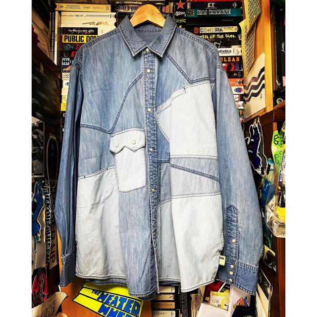 BEAMS(ビームス)のSSZ midnight denim shirt  L メンズのトップス(シャツ)の商品写真