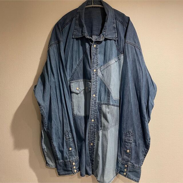 BEAMS(ビームス)のSSZ midnight denim shirt  L メンズのトップス(シャツ)の商品写真