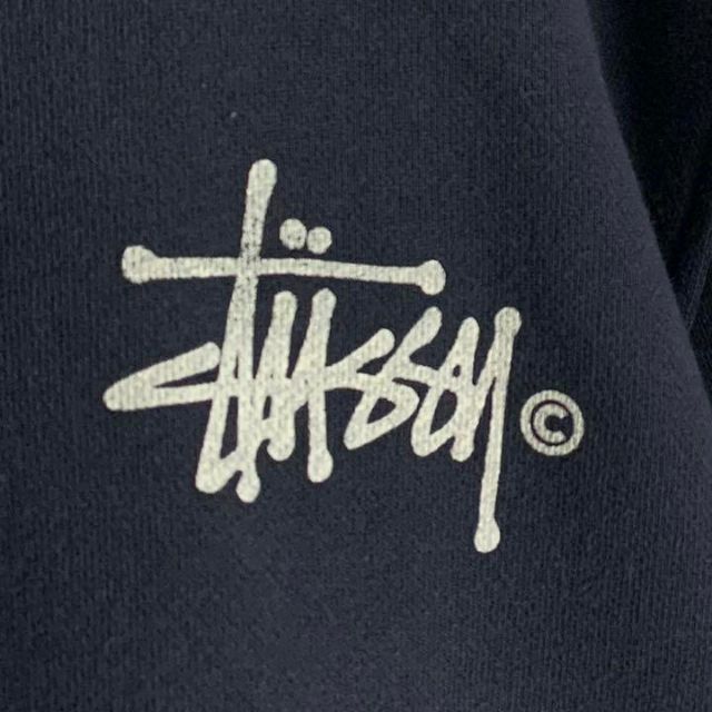 【超希少カラー】 STUSSY パーカー バックロゴ 入手困難 ツートン