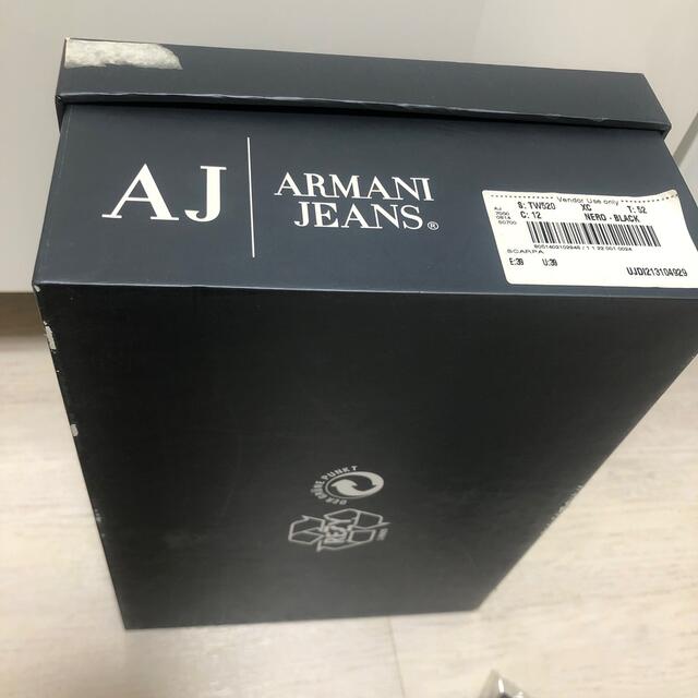 ARMANI JEANS - ARMANI JEANS サンダル 箱付き 39の通販 by mshop
