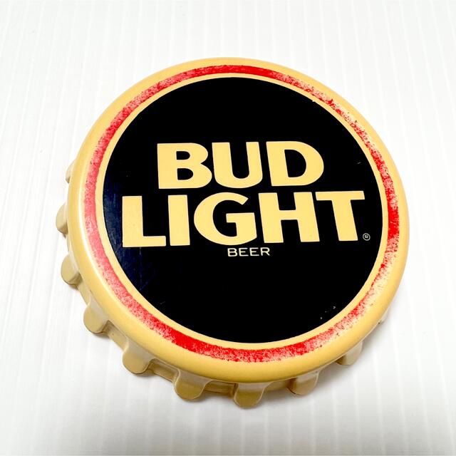 希少品！ BUD LIGHT バドライト ビア ビール 栓抜き キーホルダー 白