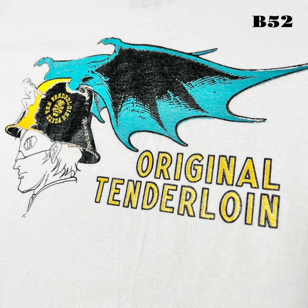 人気品！ TENDERLOIN 半袖 Tシャツ TEE VS ホワイト 白黄 MdouzoTシャツ