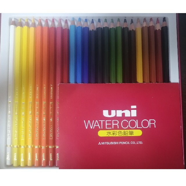 水彩色鉛筆  三菱uni Water color 24色 エンタメ/ホビーのアート用品(色鉛筆)の商品写真