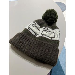 ウールリッチ(WOOLRICH)のwool richボンボンビーニー(ニット帽/ビーニー)