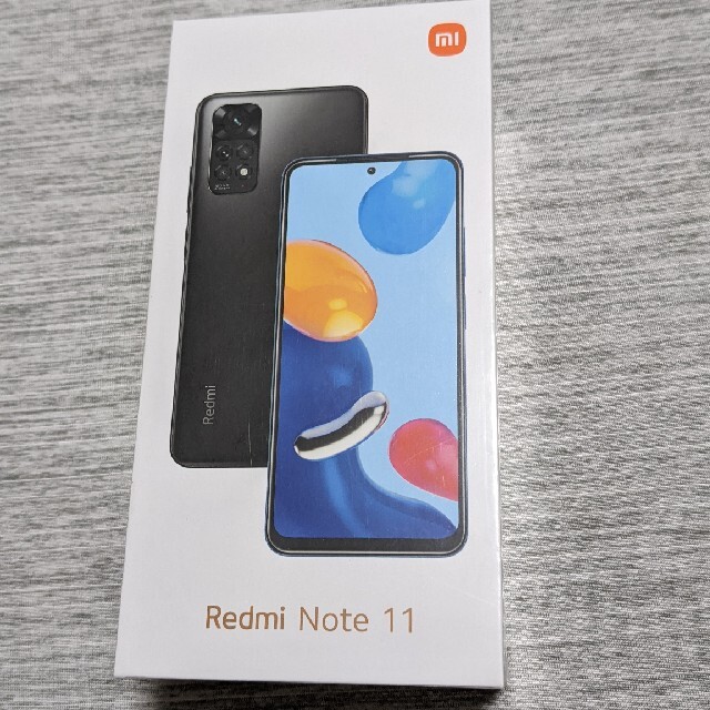 スマートフォン/携帯電話【新品未開封】 Redmi Note 11 グラファイトグレー