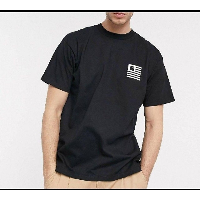 carhartt(カーハート)の【新品】Carhartt　半袖Tシャツ　ブラック　サイズS メンズのトップス(Tシャツ/カットソー(半袖/袖なし))の商品写真
