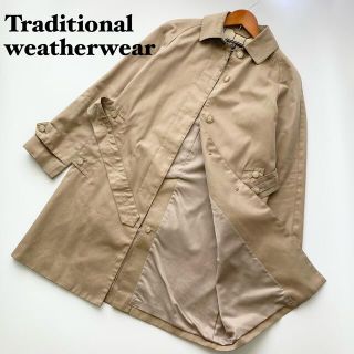 トラディショナルウェザーウェア(TRADITIONAL WEATHERWEAR)の【美品】トラディショナルウェザーウェア☆ステンカラーコート ベージュ(トレンチコート)