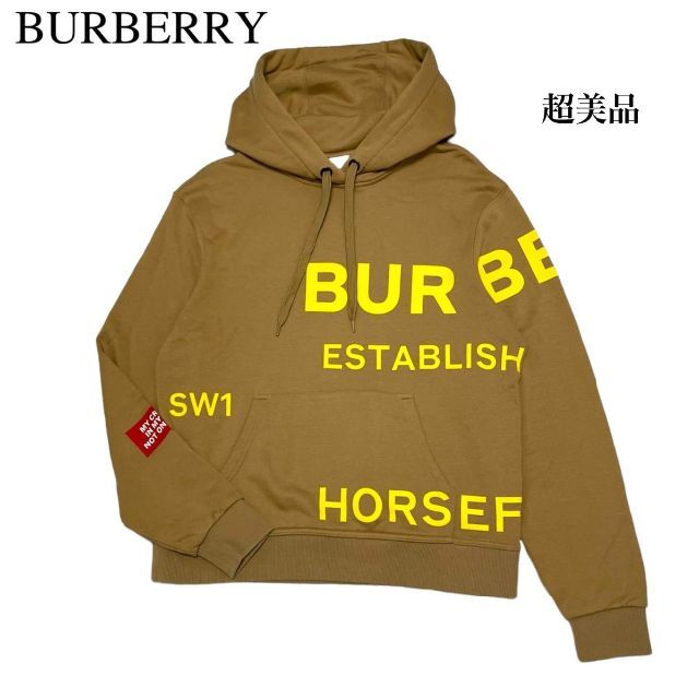 特価格安の通販 【超美品】BURBERRY ホースフェリー プリント フーディ