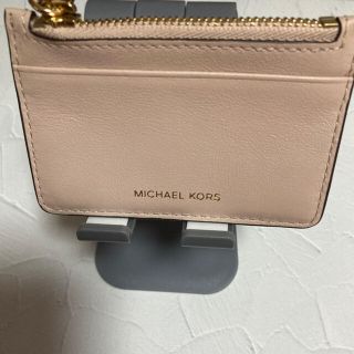 マイケルコース(Michael Kors)の【送料無料】マイケルコース　パスケース　ピンク(名刺入れ/定期入れ)