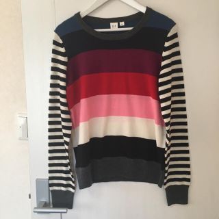 ギャップ(GAP)の♡しいたんさま専用♡新品 新品♡GAP カラフルボーダー ニット M(ニット/セーター)