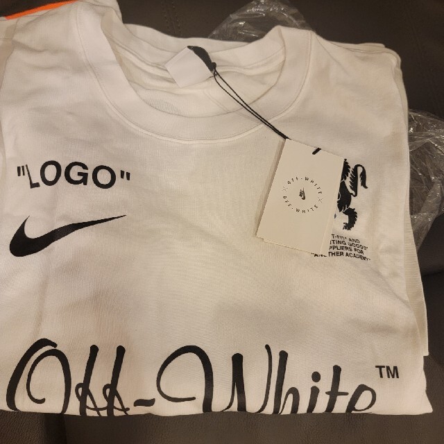 最終出品 未使用 希少 Off-White レア NIKE tシャツ Lサイズ