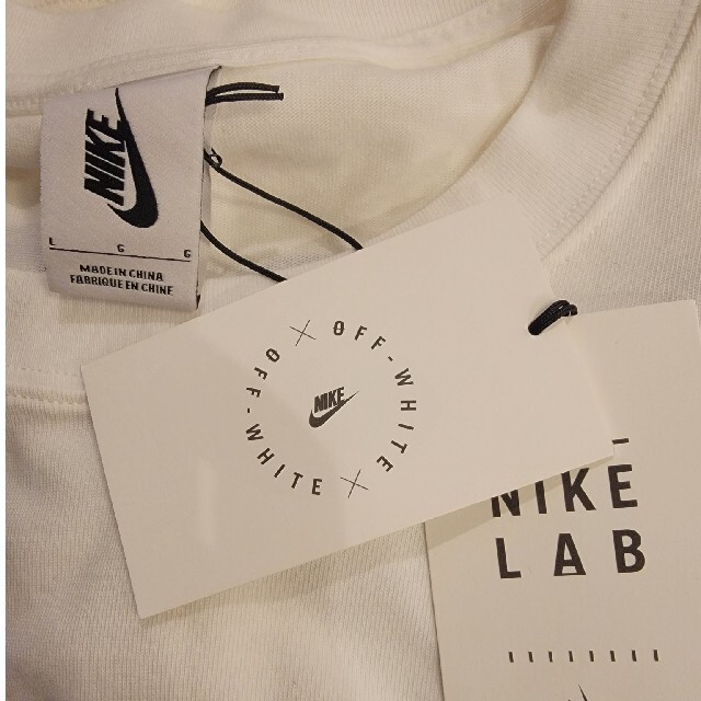 最終出品 未使用 希少 Off-White レア NIKE tシャツ Lサイズ