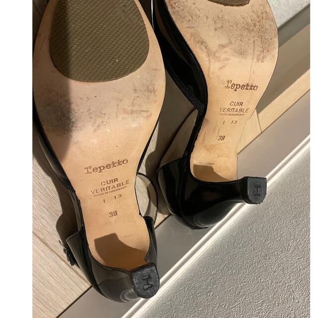 repetto(レペット)のレペット　黒　エナメル　パンプス レディースの靴/シューズ(ハイヒール/パンプス)の商品写真