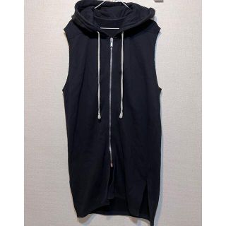 リックオウエンス(Rick Owens)のRick Owens ロングパーカー　オーバーサイズ　フーディ　(パーカー)