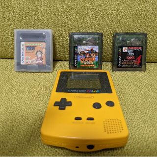 ゲーム】 ゲームボーイカラー ゲームボーイポケット ソフト3本セット