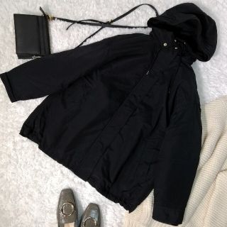 【WEB限定】小柄な方向け148-155㎝ ライナー付きフードブルゾン