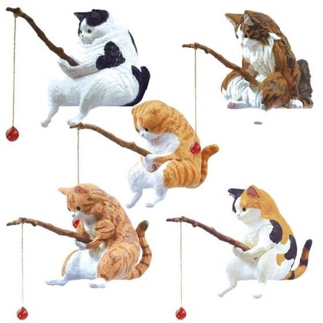 釣り日和 猫たちのひまつぶし5種 コンプリートセットの通販 by Ao｜ラクマ