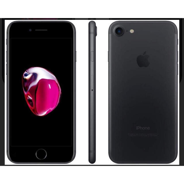 iphone7 128GB ジェットブラック SIMロック解除済 docomo