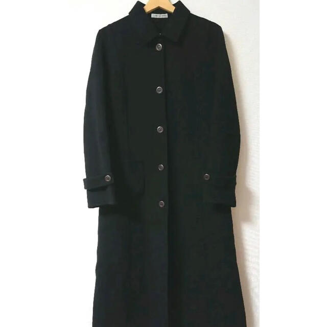 TSUMORI CHISATO(ツモリチサト)の【TSUMORI CHISATO】ロングコート 膝下丈  ブラック レディースのジャケット/アウター(ロングコート)の商品写真