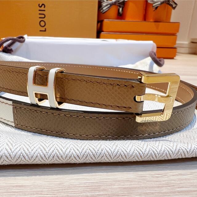 HERMES エルメス　ベルト ポップH ポップアッシュ　75