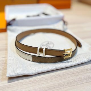 エルメス(Hermes)の激レア【新品未使用】エルメス H ポップアッシュ ベルト ピンクゴールド 75(ベルト)