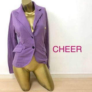 チアー(CHEER)の【0559】CHEER 訳あり ジャケット F パープル(テーラードジャケット)