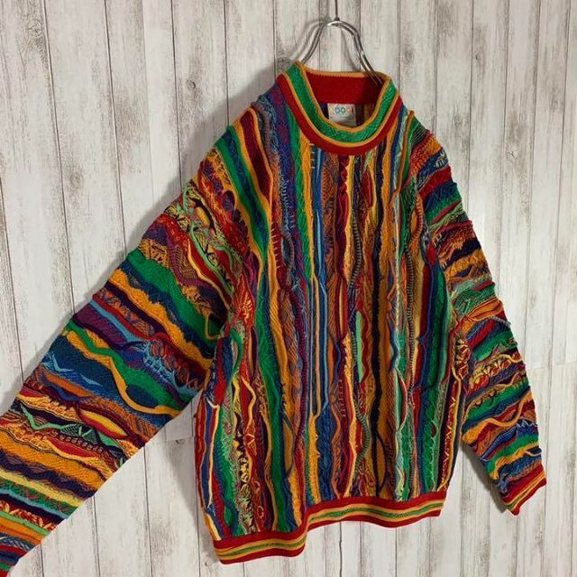 COOGI(クージー)の【幻の1点モノ】coogi クージー 立体 編込み 3Dニット 即完売モデル メンズのトップス(ニット/セーター)の商品写真