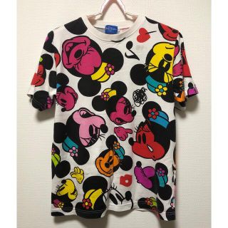 ディズニー(Disney)のディズニー ミニー総柄 Tシャツ(Tシャツ(半袖/袖なし))