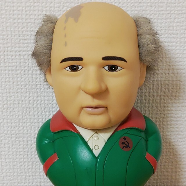 貯金箱☆ゴルバチョフ人形GORBYゴルビーバンク緑色グリーン赤 貯金箱☆ゴルバチョフ人形GORBYゴルビーバンク緑色グリーン赤