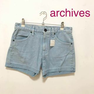 アルシーヴ(archives)の【0044】ar chives ショートパンツ ライトブルー M(ショートパンツ)