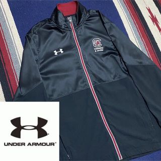 アンダーアーマー(UNDER ARMOUR)の90s 古着 アンダーアーマー トラックジャケット ジャージ 刺繍ロゴ ゆるだぼ(ジャージ)