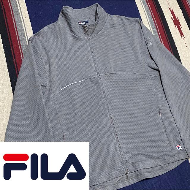 【雰囲気抜群❗️】FILA ビンテージ ベロア ジャージ 刺繍ロゴ ゆるだぼ