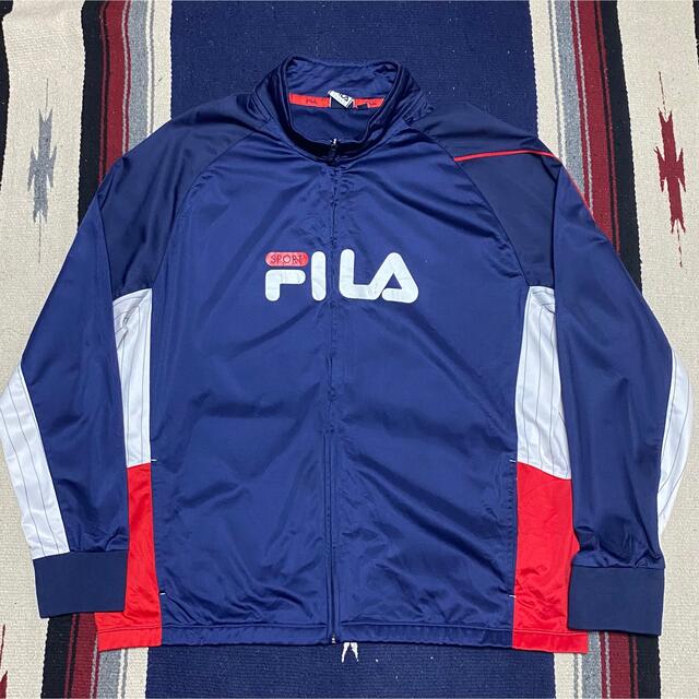 希少サイズ 90s FILA ベロアトラックジャケット