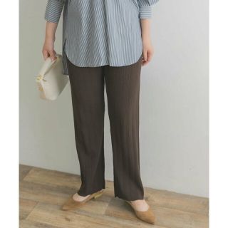 アーバンリサーチロッソ(URBAN RESEARCH ROSSO)の【BROWN】F by ROSSO ウォッシャブルニットリブパンツ(その他)