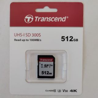 トランセンド(Transcend)の【正規品】トランセンド　512GB UHS-I U3 V30 SDXCカード(PC周辺機器)