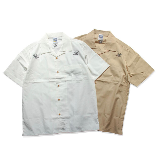 シャツWILL TSUBAME S/S SHIRTS  句潤着用ブランド　ホワイト