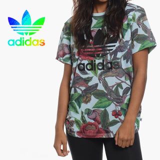 アディダス(adidas)のアディダス☆花柄　tシャツ(Tシャツ(半袖/袖なし))