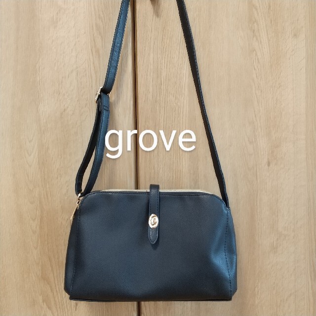 grove(グローブ)のgroveショルダーバッグ(美品) レディースのバッグ(ショルダーバッグ)の商品写真