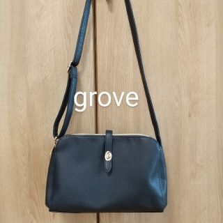 グローブ(grove)のgroveショルダーバッグ(美品)(ショルダーバッグ)