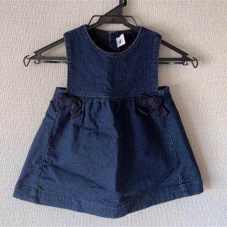 プチバトー(PETIT BATEAU)のプチバトー　デニムワンピース(ワンピース)